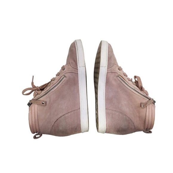 Linea Paolo Niya Hidden Wedge Sneaker Blush Pink Shoes Women's Size 7.5 - Picture 8 of 13